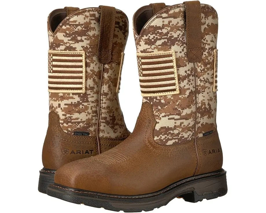 Men's Ariat Workhog Patriot Steel Toe