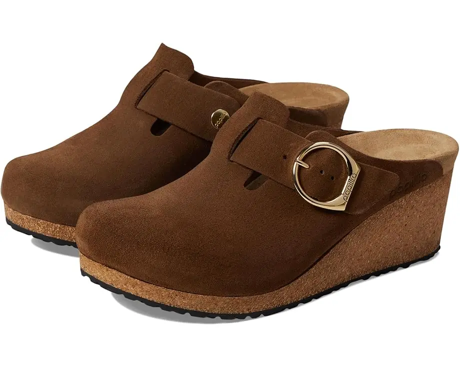 Women's Birkenstock Fanny Wedge Clog - Suede