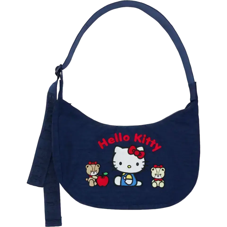Hello Kitty Medium Nylon Crescent Bag