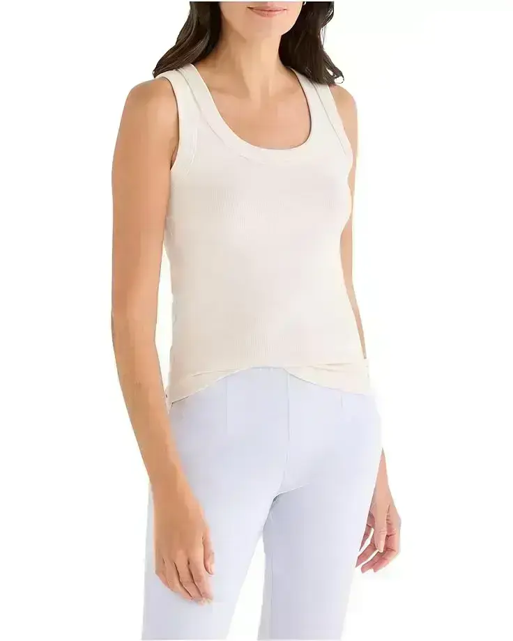 Women's NIC+ZOE Perfect Knit Rib Scoop Tank