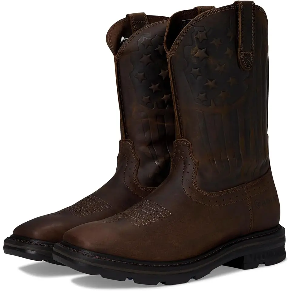Sierra Shock Shield Patriot Work Boots