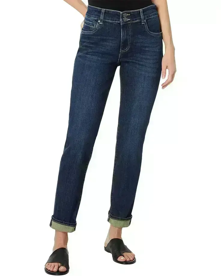 Women's KUT from the Kloth Catherine Boyfriend High Rise Double Button