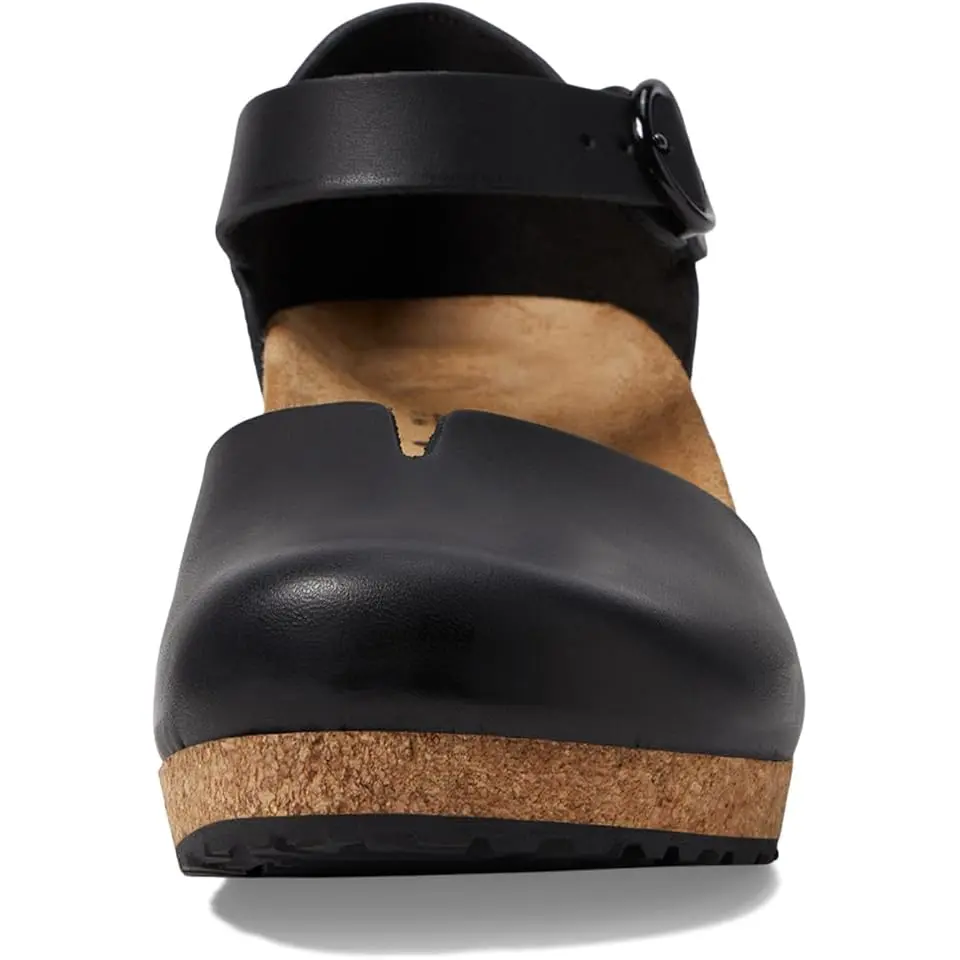 Mary Wedge Sandal - Leather