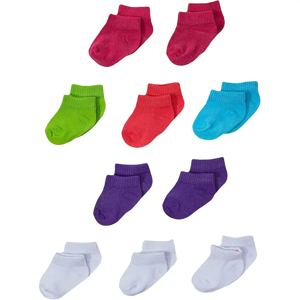 Baby-girls Low Cut Socks 10-pack