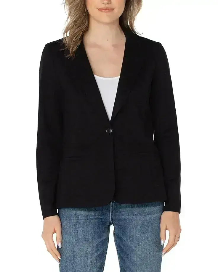 Women's Liverpool Los Angeles Fitted Knit Blazer