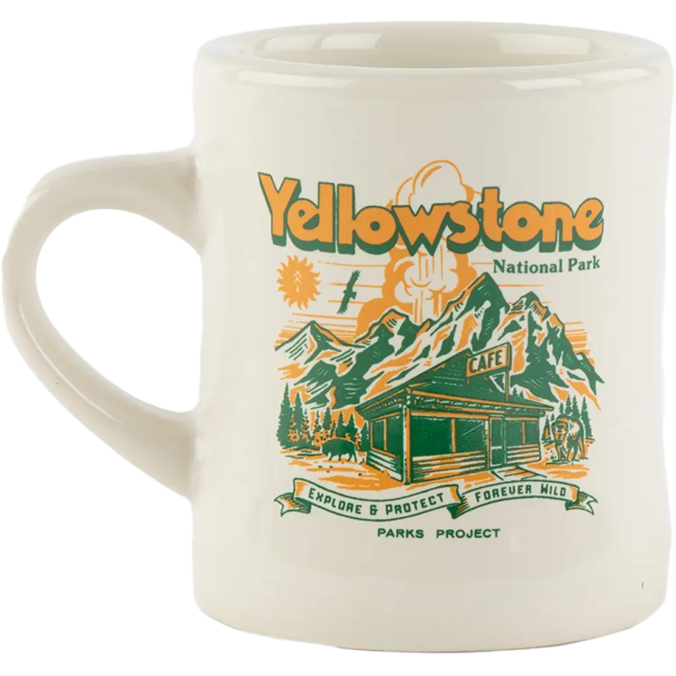 Yellowstone Road Trip Diner Mug