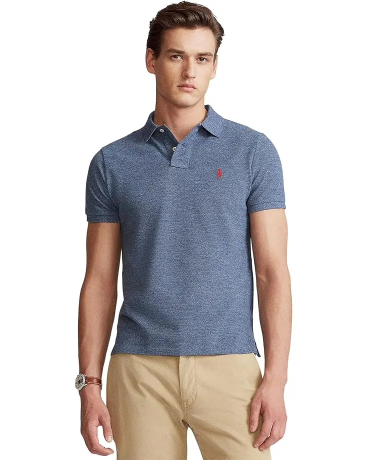 Custom Slim Fit Mesh Polo