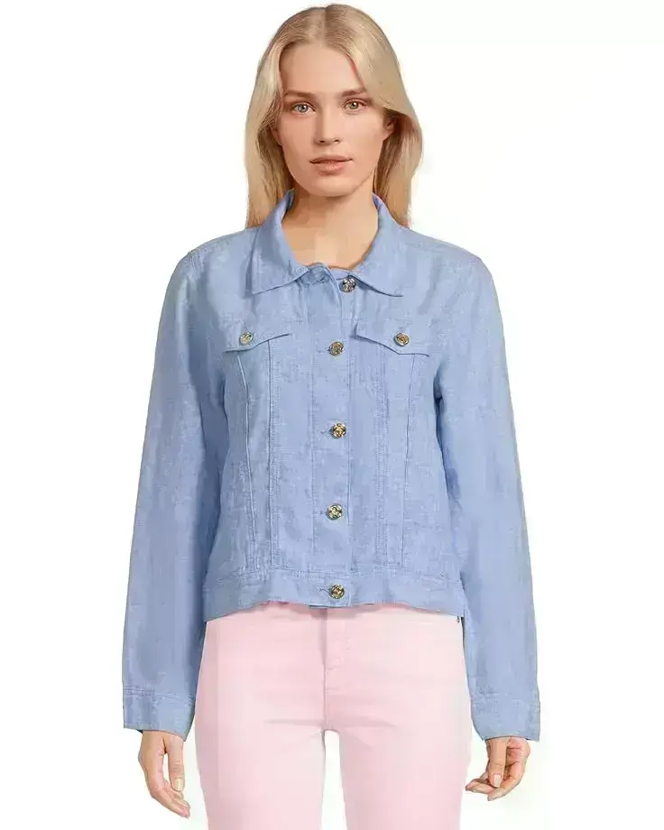 Women's Lilly Pulitzer Seaspray Linen Jacket