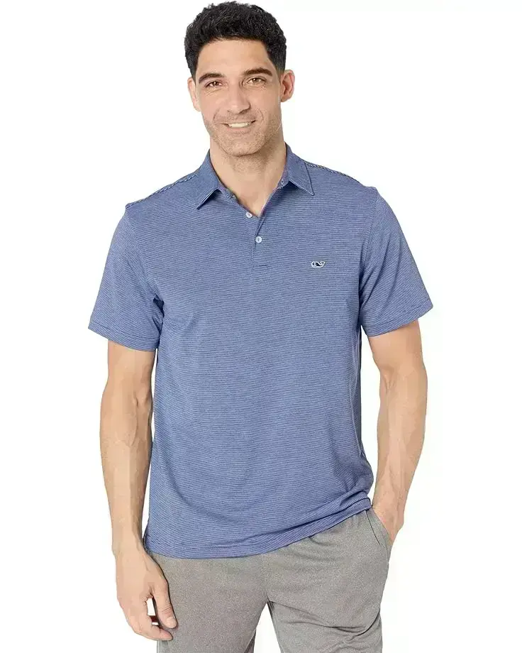 Men's Vineyard Vines St. Jean Stripe Sankaty Polo