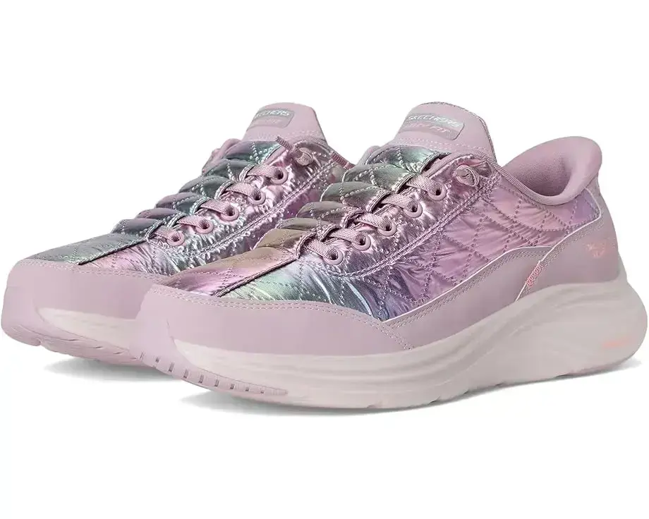 Women's SKECHERS Contour Foam - Cozy Fit Shining Pearl Hands Free Slip-Ins