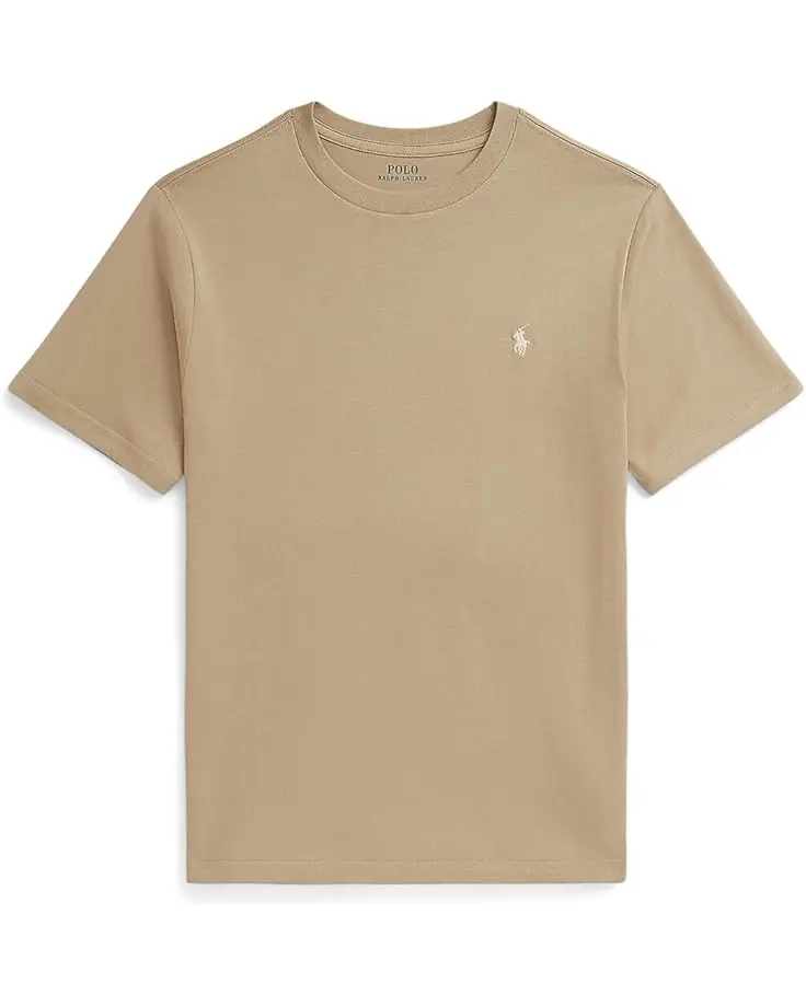 Cotton Jersey Crew Neck Tee (Big Kid)