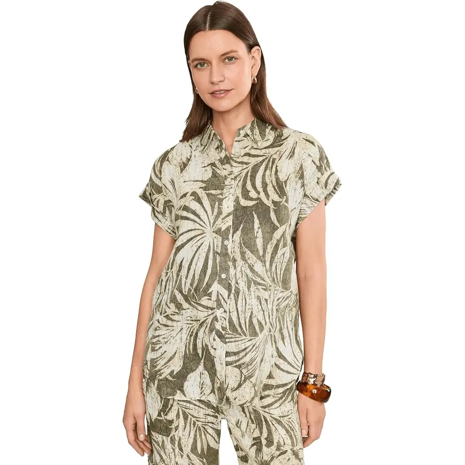 Relaxed Fit Print Short Sleeve Shirt