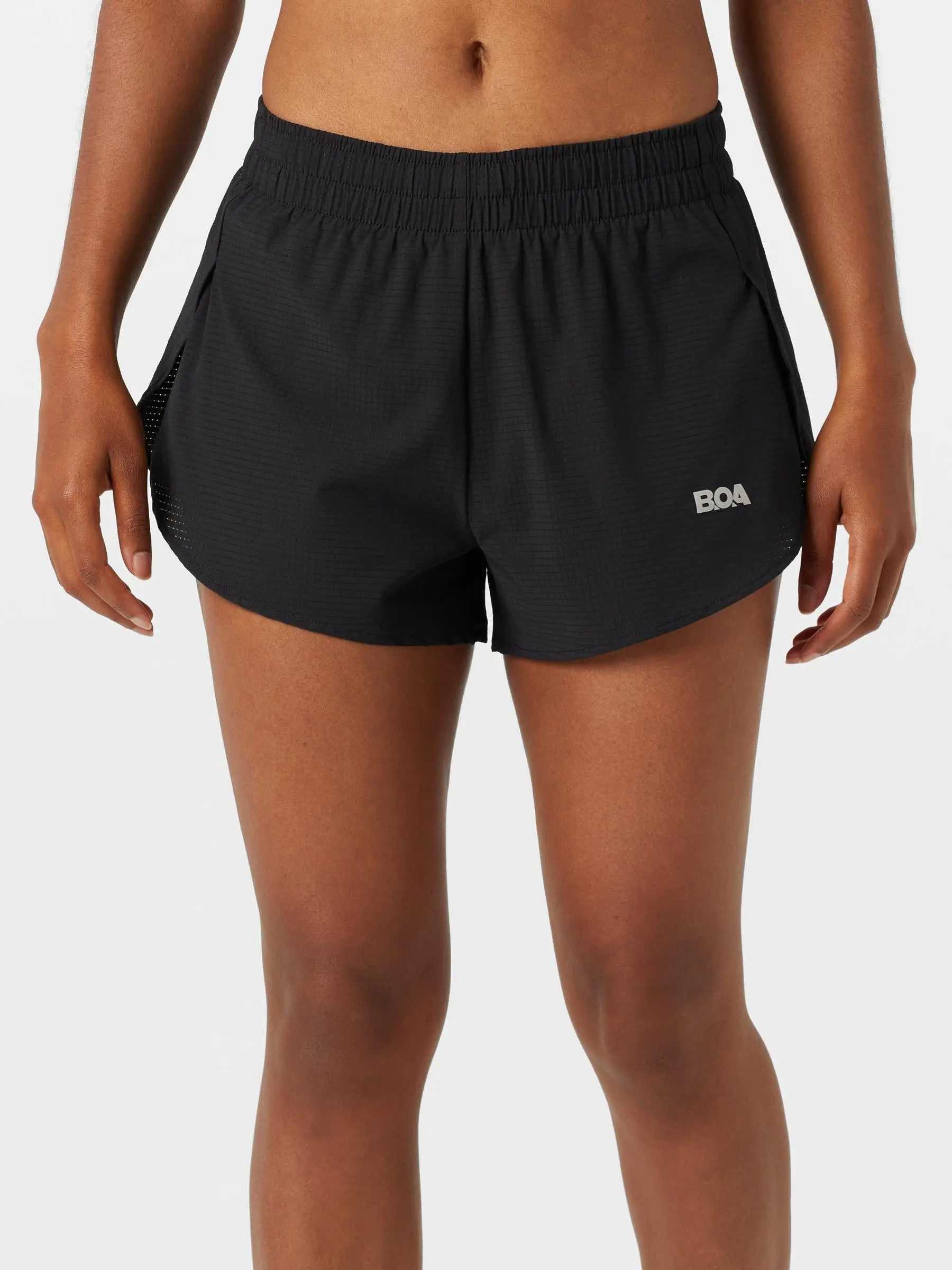 BOA Women's AeroPro 3" Split Shorts Black