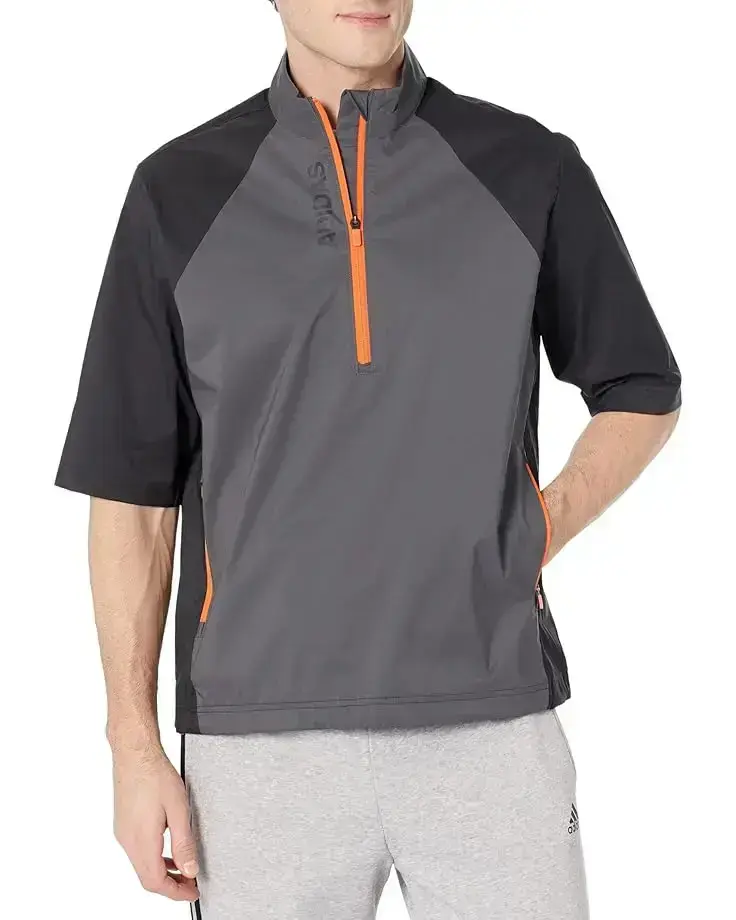 Men's adidas Golf Provisional Short Sleeve Rain Jacket