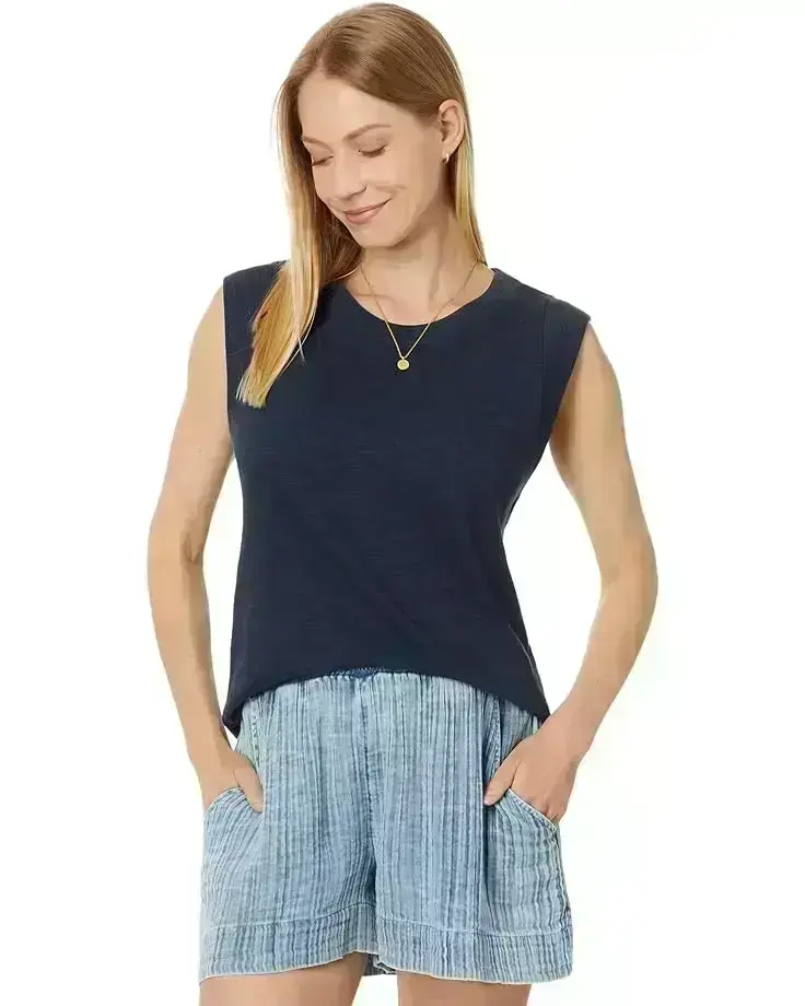Women's Faherty Heritage Slub Muscle Tank