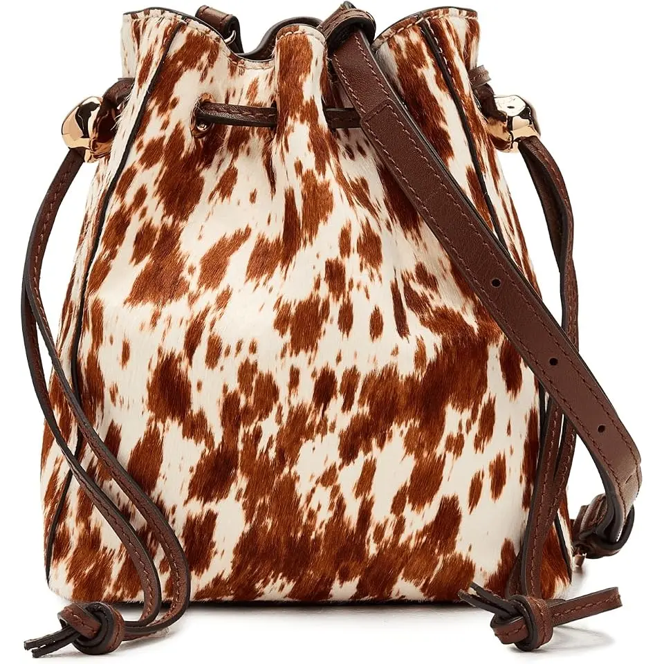 Drawstring Crossbody-Cowhide