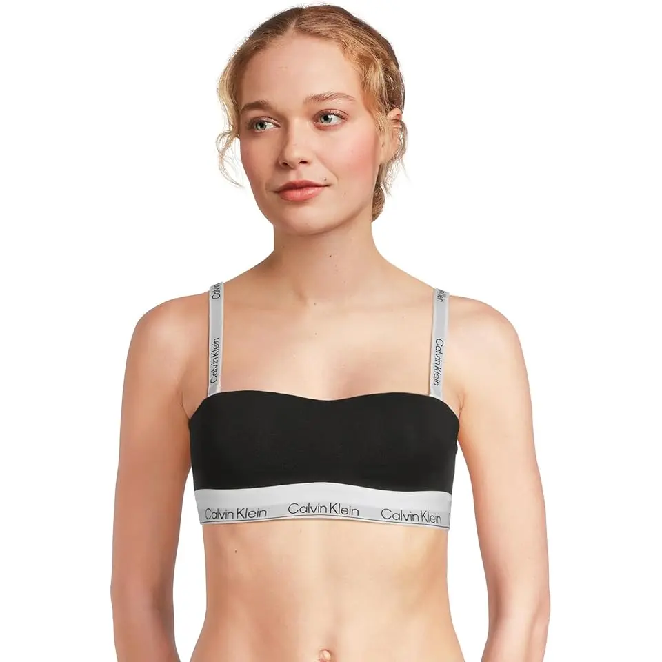 Icon Cotton Modal Lightly Lined Bandeau Bra
