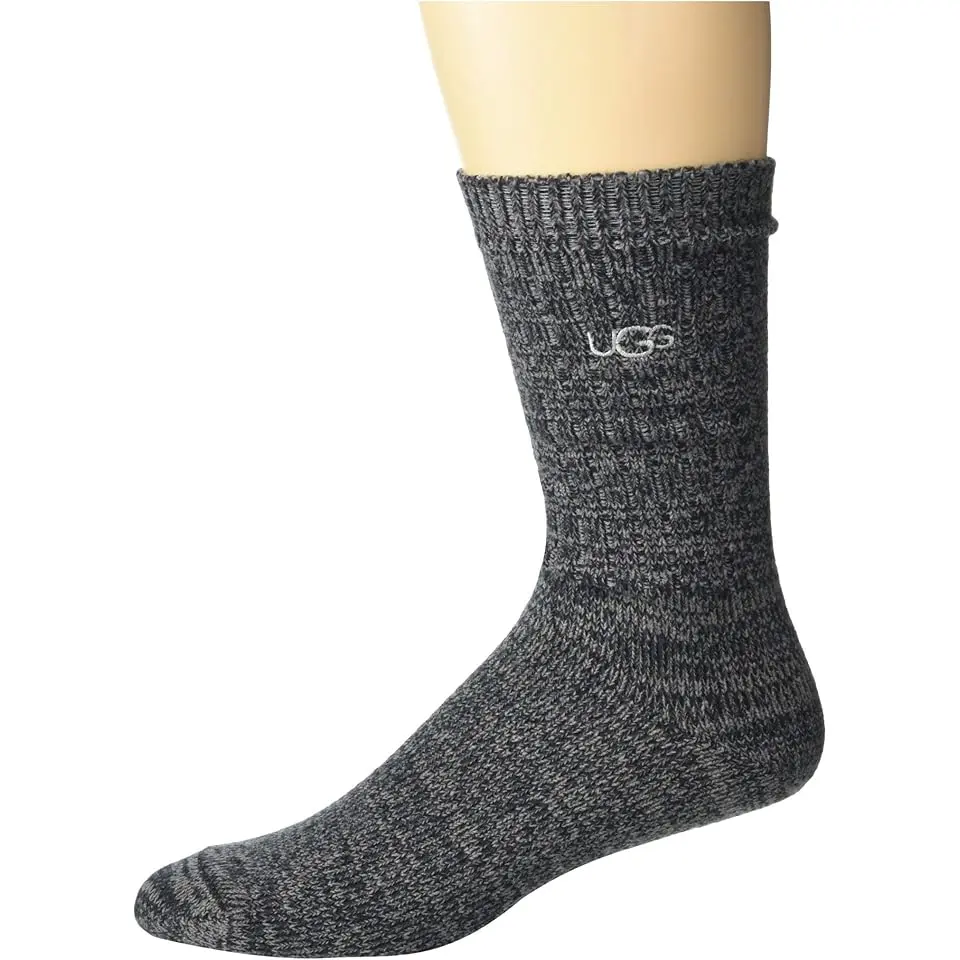 Trey Rib Knit Slouchy Crew