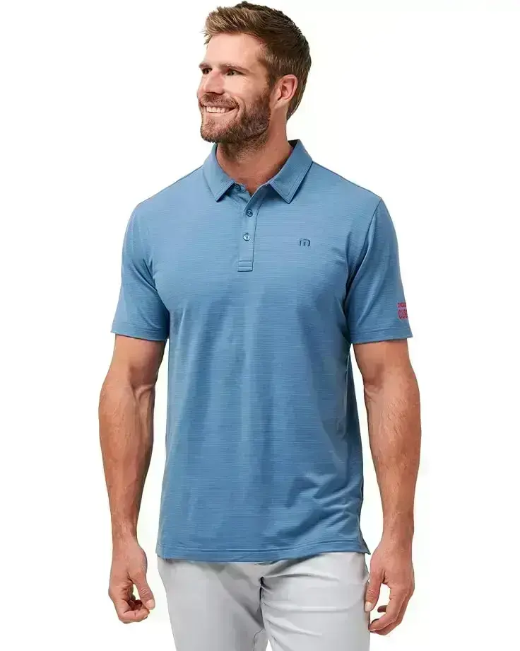 Men's TravisMathew Chicago Cubs Club Rules Polo