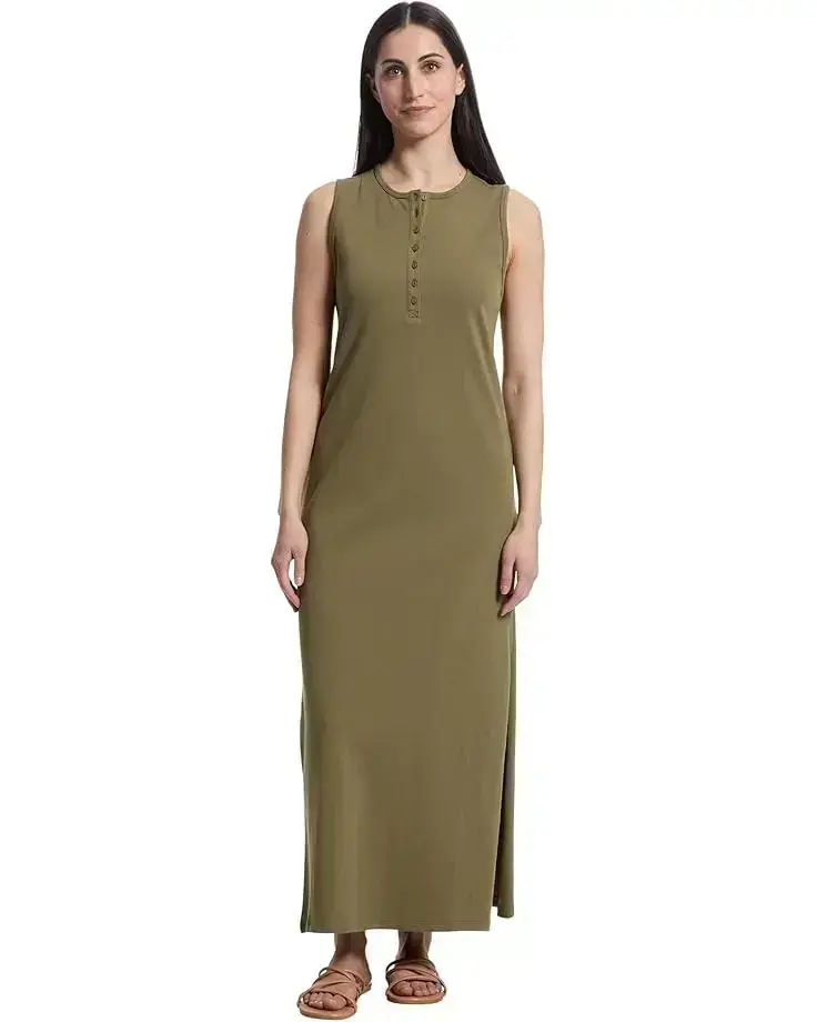 Women's Lilla P Henley Maxi Dress