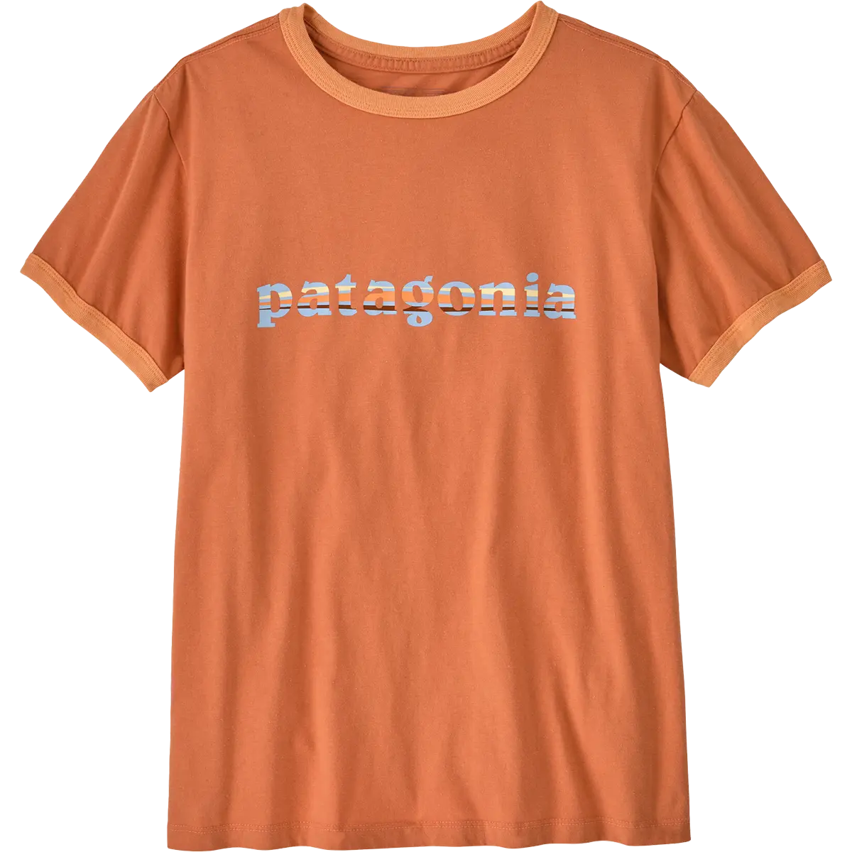 Women's '73 Text Logo Org Ringer Tee