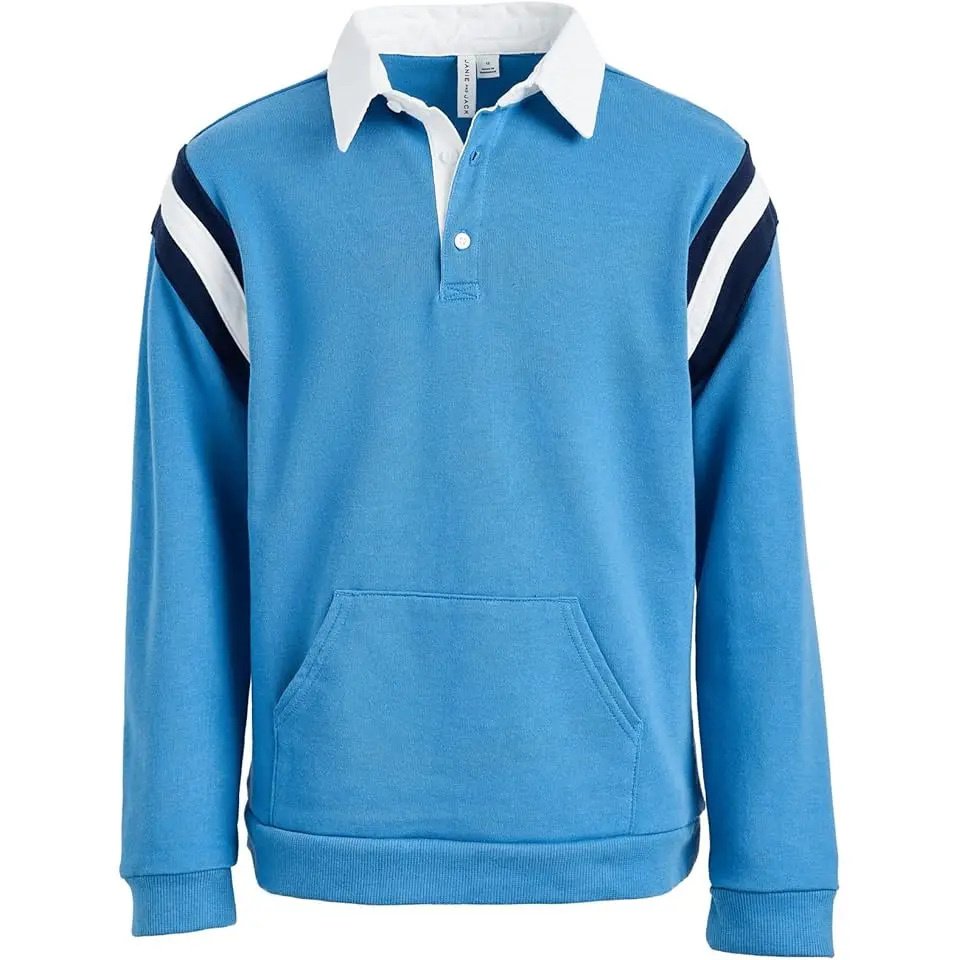 Pieced Polo Sweatshirt (Toddler/Little Kid/Big Kid)