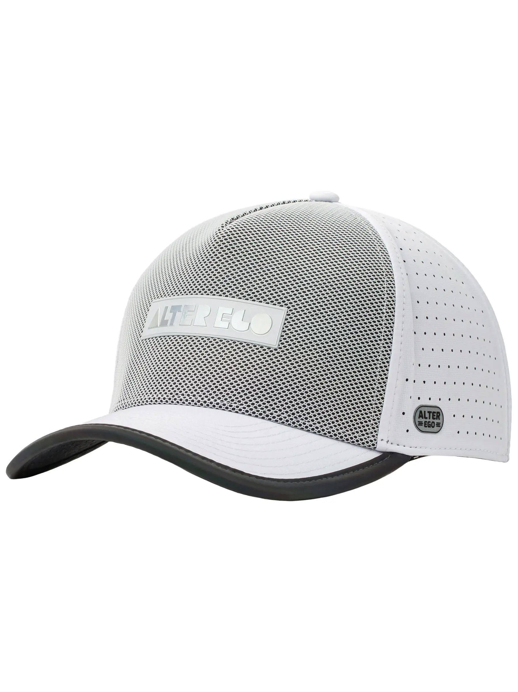 Alter Ego Coaster Pro Splash Hat White Iridescent