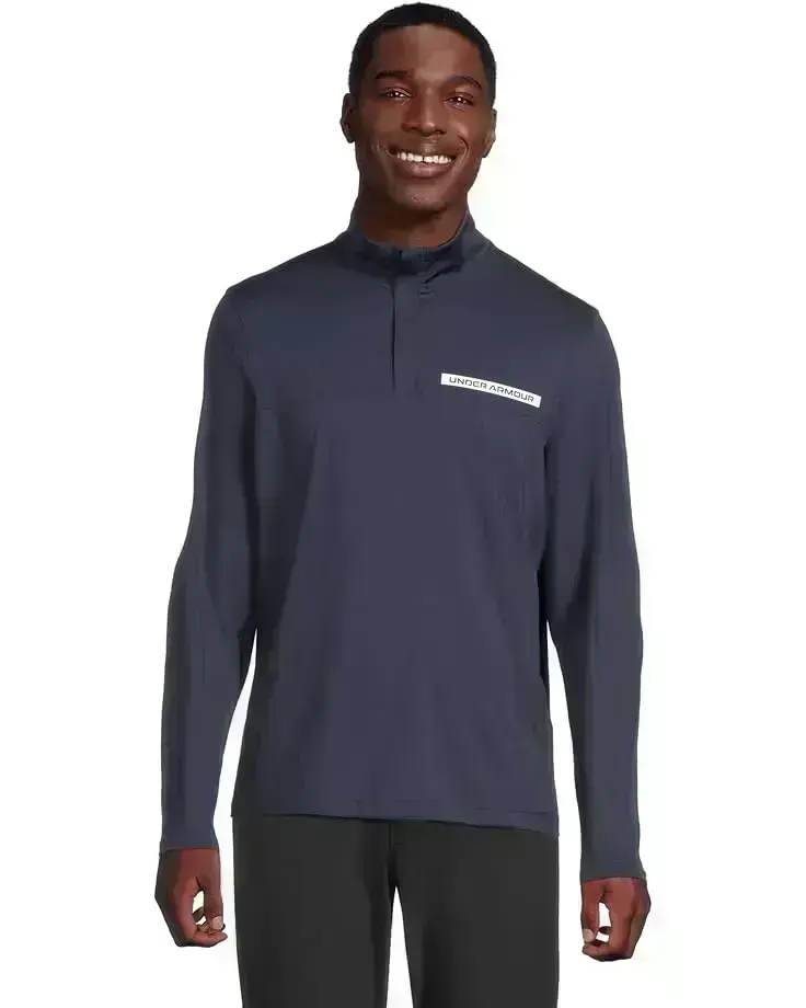 Men's Under Armour Golf Tee 2 Green 1/4 Zip