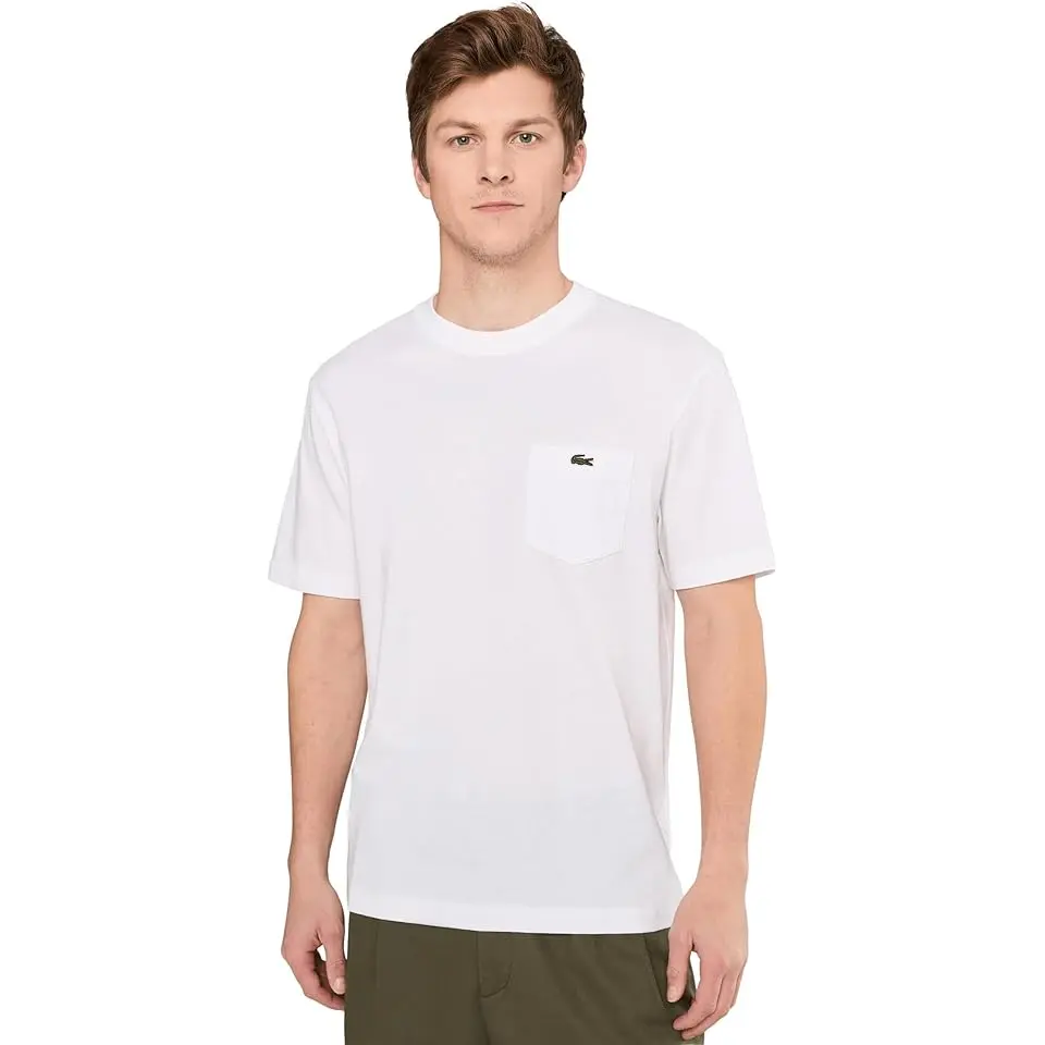 Cotton T-shirt With Breast Pocket