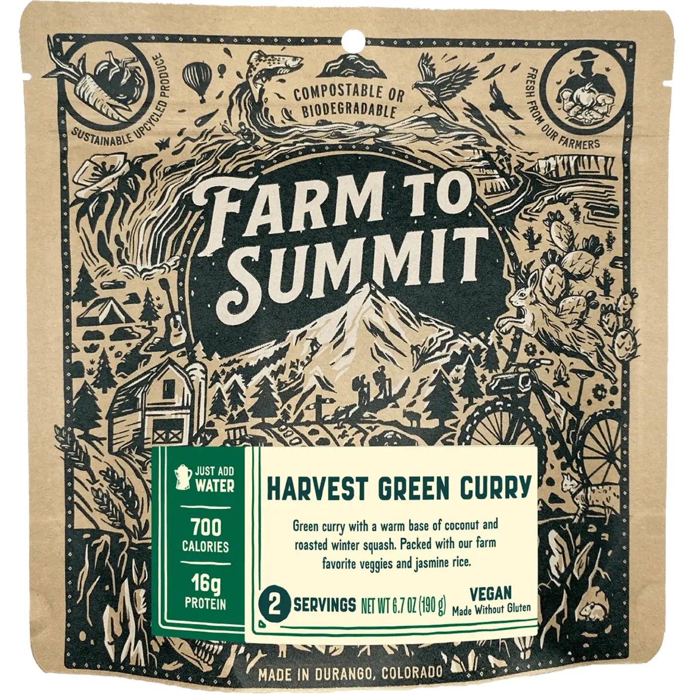 Harvest Green Curry (2 Servings)