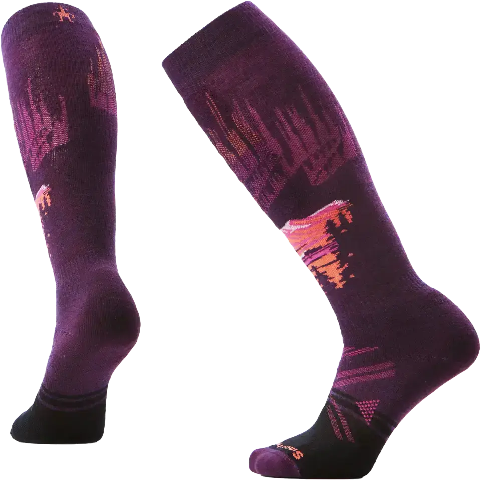 Women's Ski Full Cushion Alpine Auroras OTC Socks