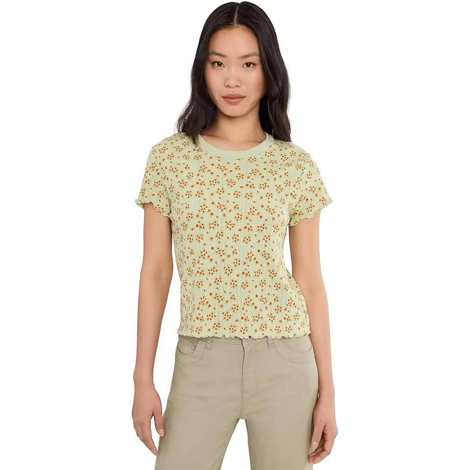 Foothill Pointelle Short Sleeve Baby Tee