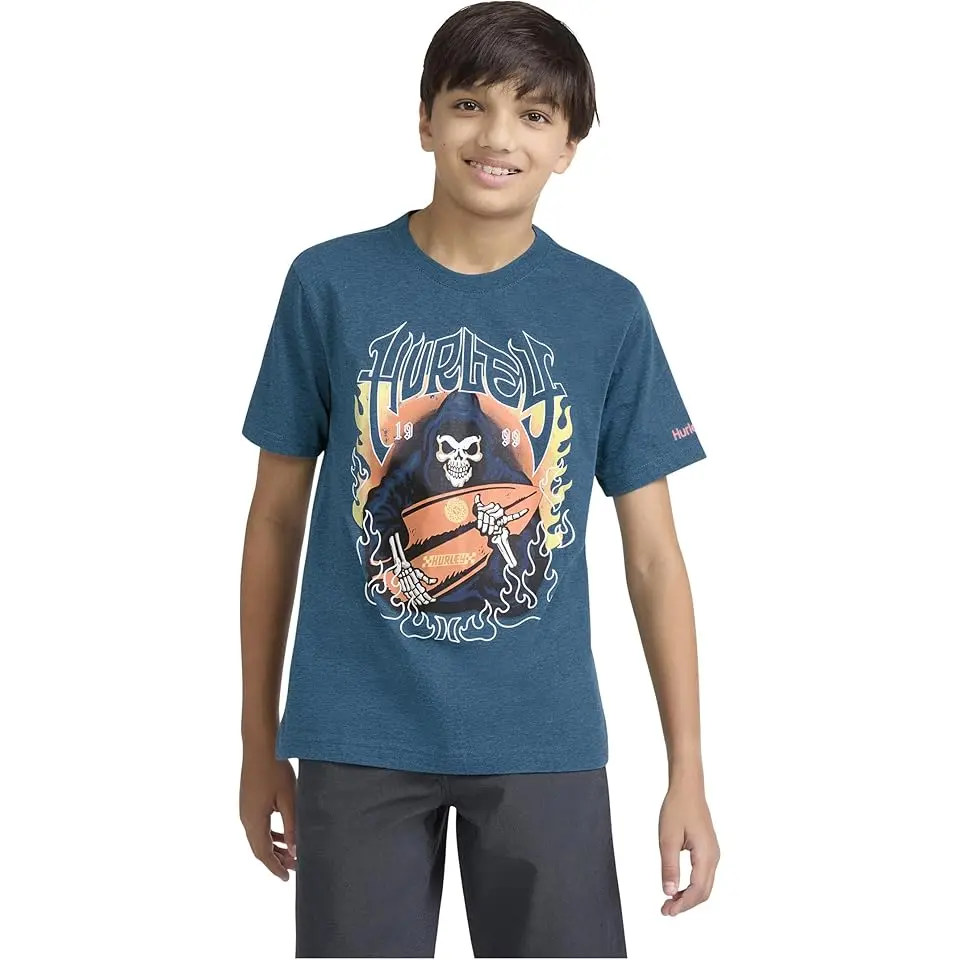 Surf Skelly Short Sleeve T-Shirt (Big Kid)