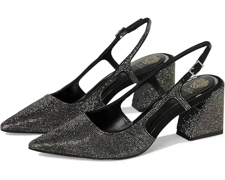Women's Vince Camuto Sindreea Rhinestone Block Heel Slingback Pump