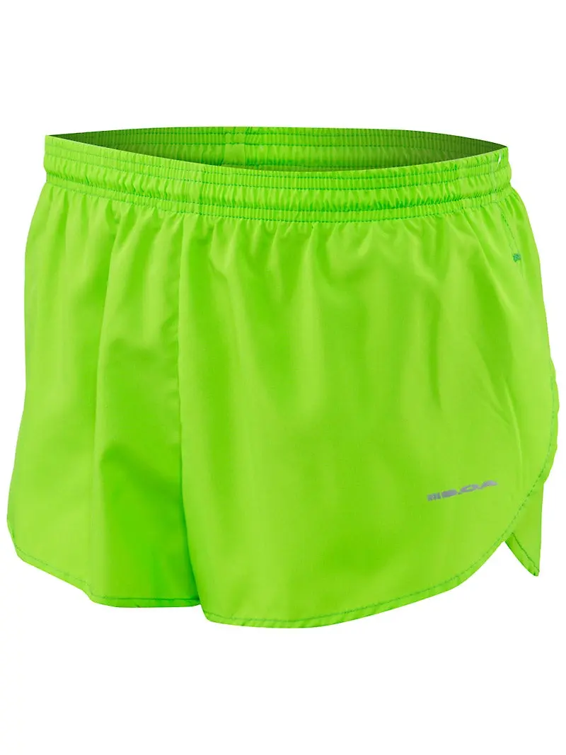 BOA Men's 1" Elite Split Short Neon