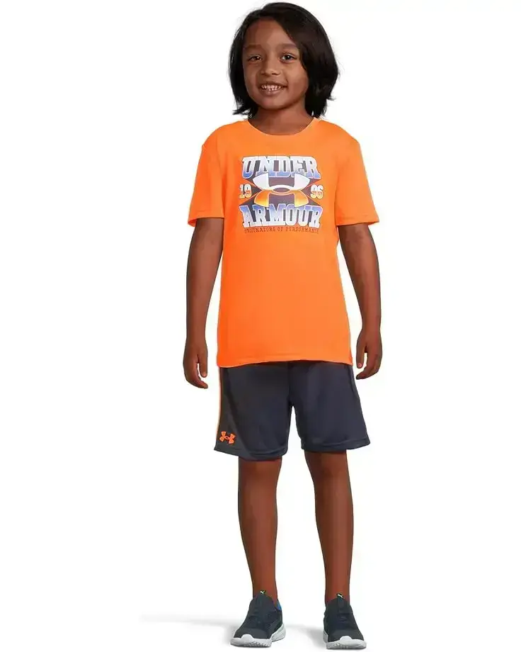 Under Armour Kids SS Tech Logo Short Sleeve Set (Little Kid/Big Kid)