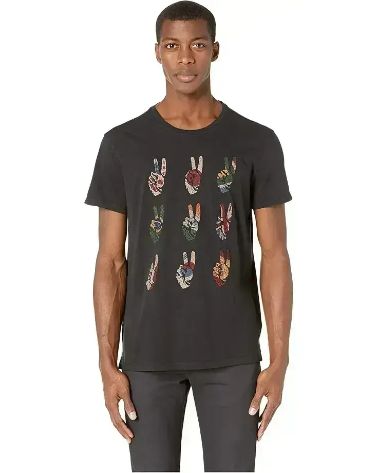 Men's John Varvatos MULTI PEACE HAND TEE
