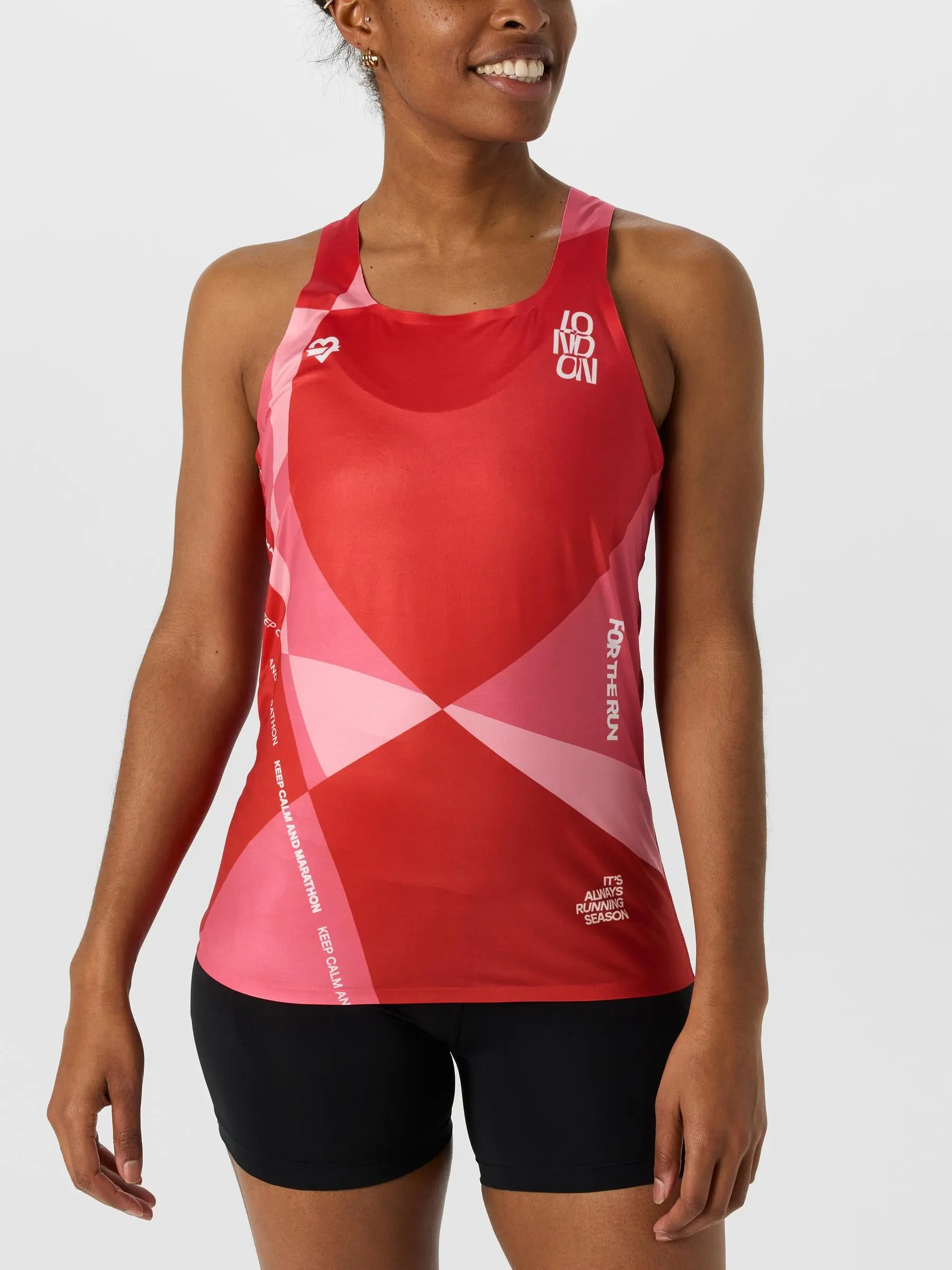For the Run Women's Harper London 25 Singlet