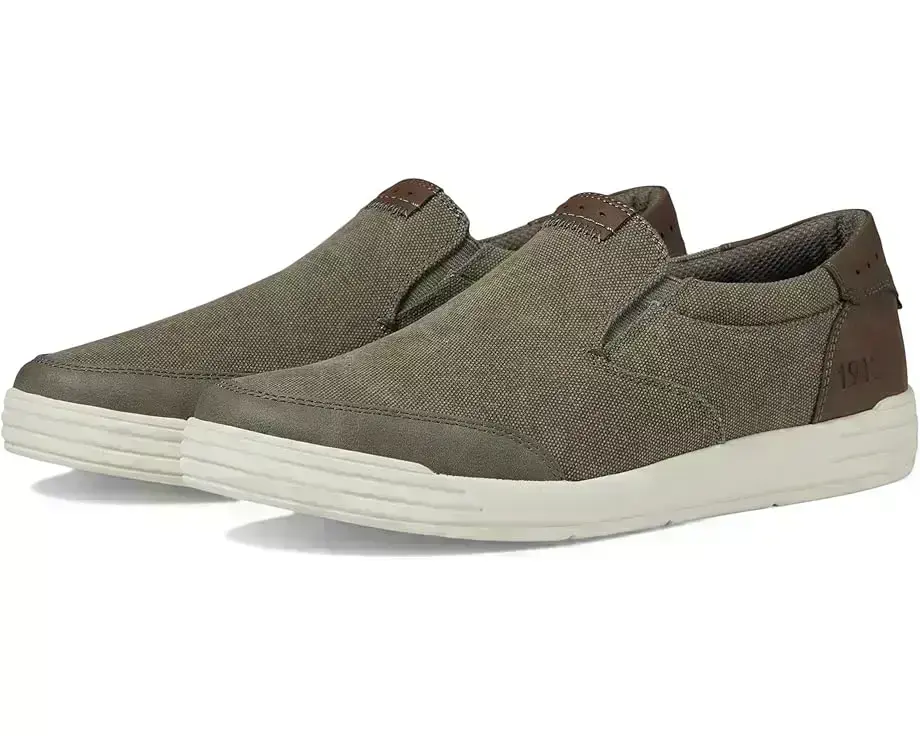 Men's Nunn Bush City Walk Canvas Moc Toe Slip-On