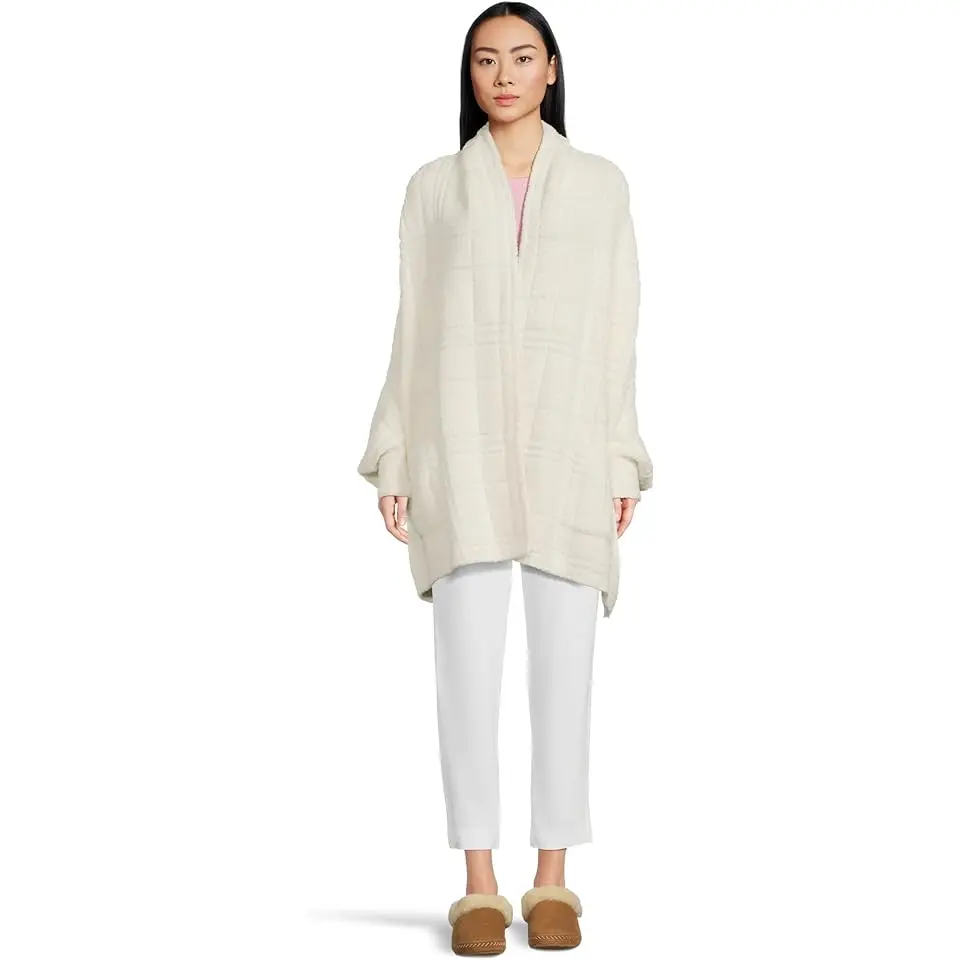 CozyChic® Cotton Tonal Plaid Blanket Wrap