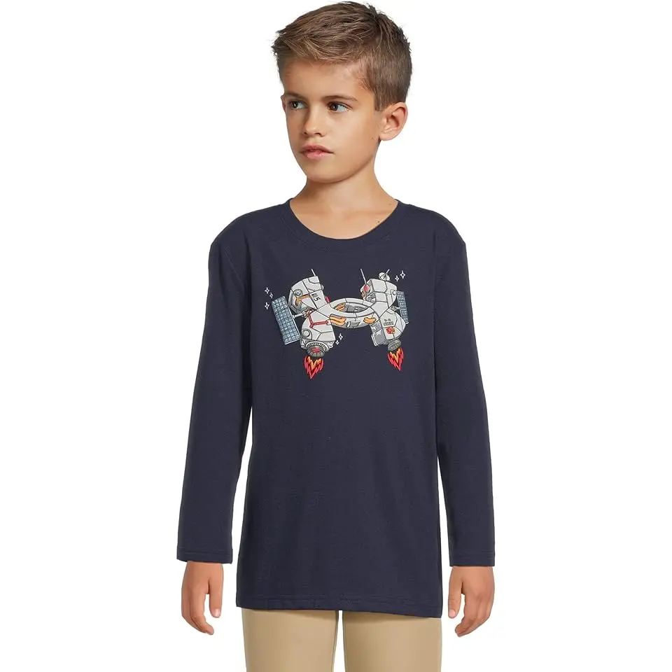 Logo Satellite Tech Long Sleeve (Little Kid)