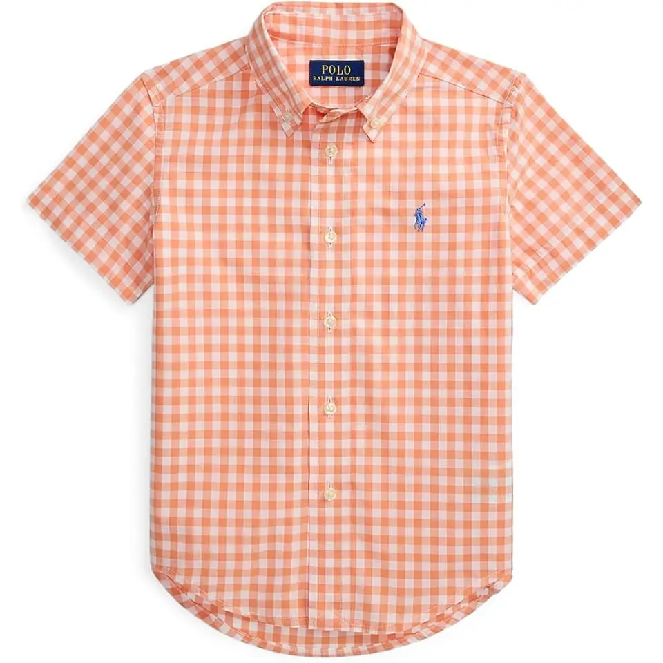 Plaid Cotton Poplin Short-Sleeve Shirt (Toddler/Little Kid)