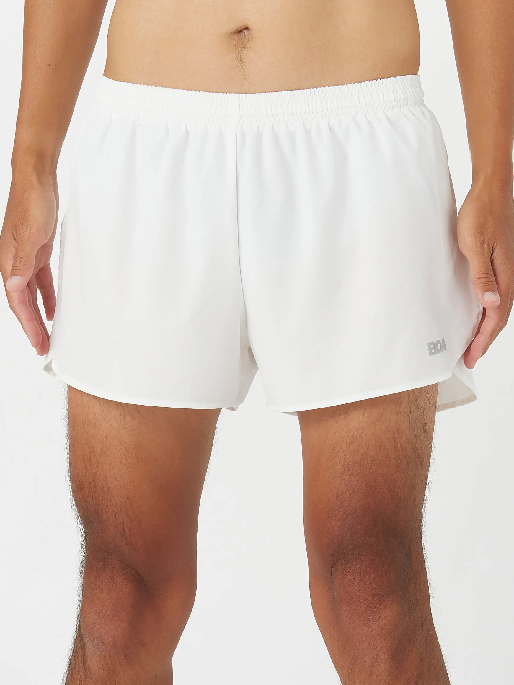 BOA Men's 3" Half Split Short White