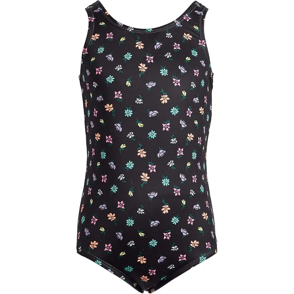 Crafted Blooms U-Back One Piece (Little Kid)