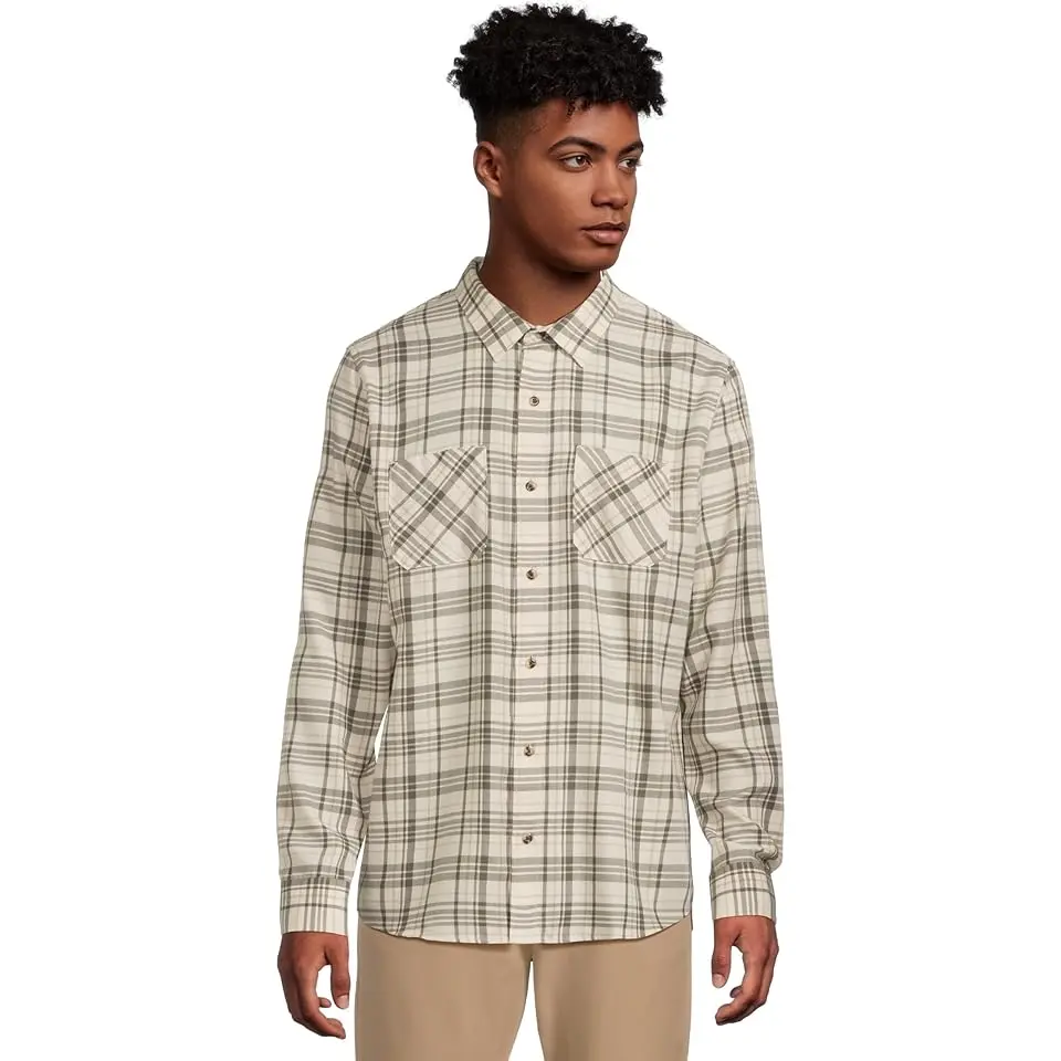 Cloud Flannel Plaid