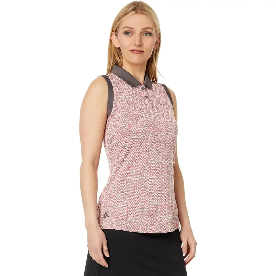 Ultimate365 Jacquard Sleeveless Polo