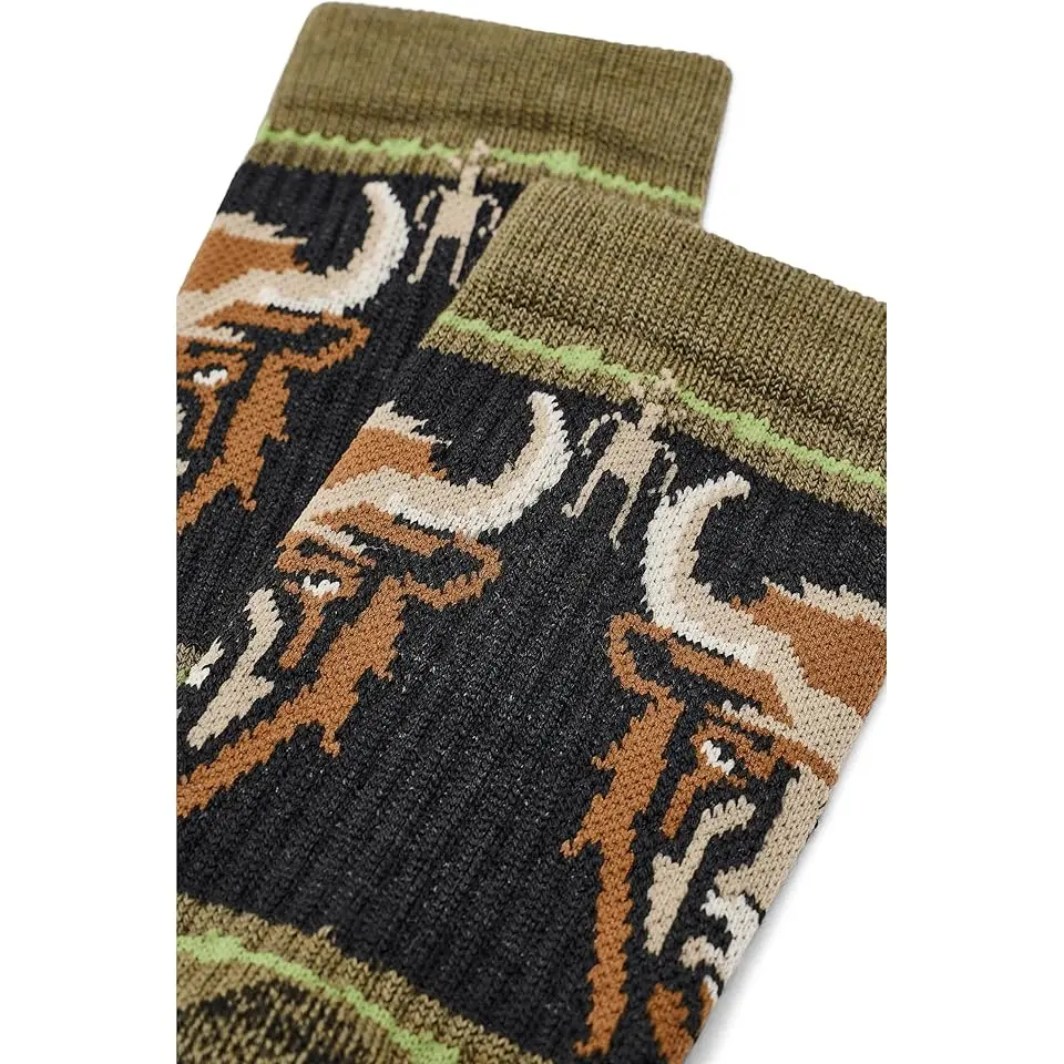 Hike Light Cushion Bison Crew Socks
