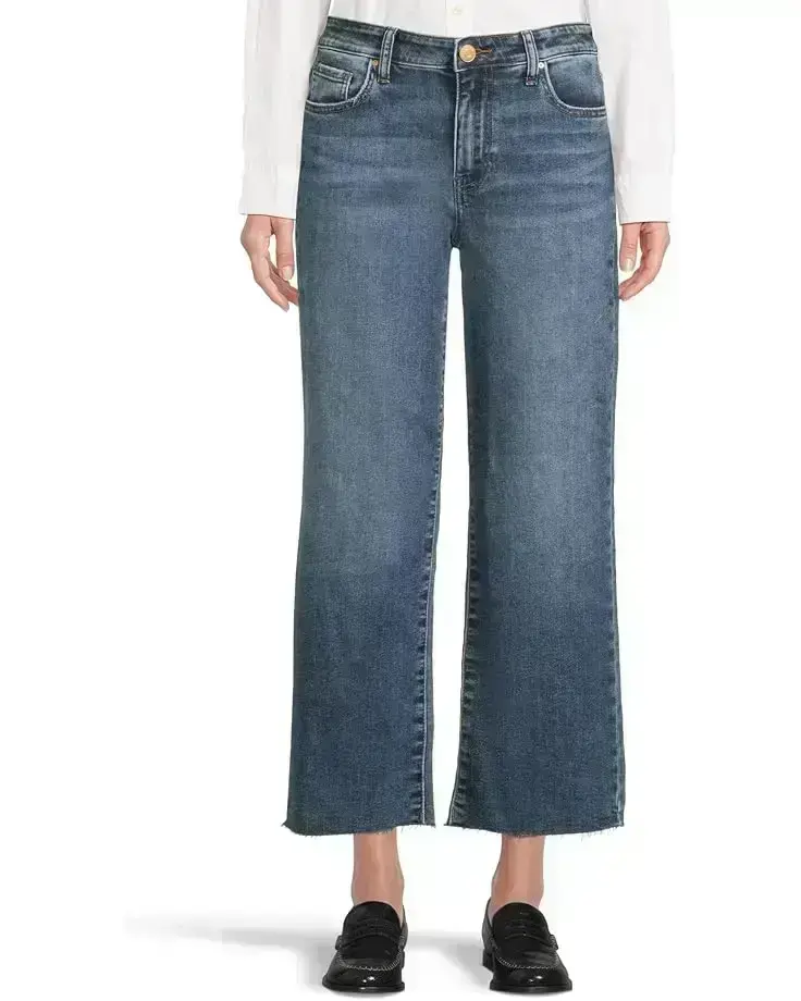 Women's KUT from the Kloth Charlotte High-Rise Culottes in Commendatory