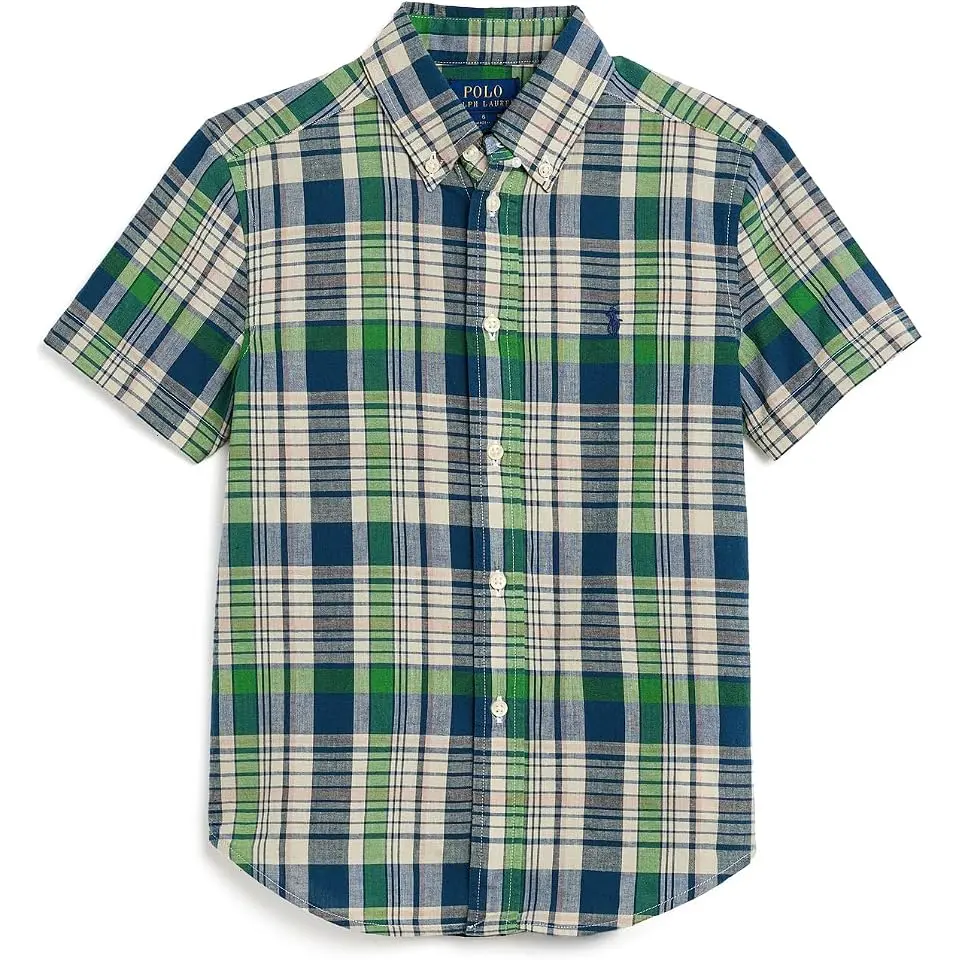 Plaid Cotton Shirt (Toddler/Little Kid)