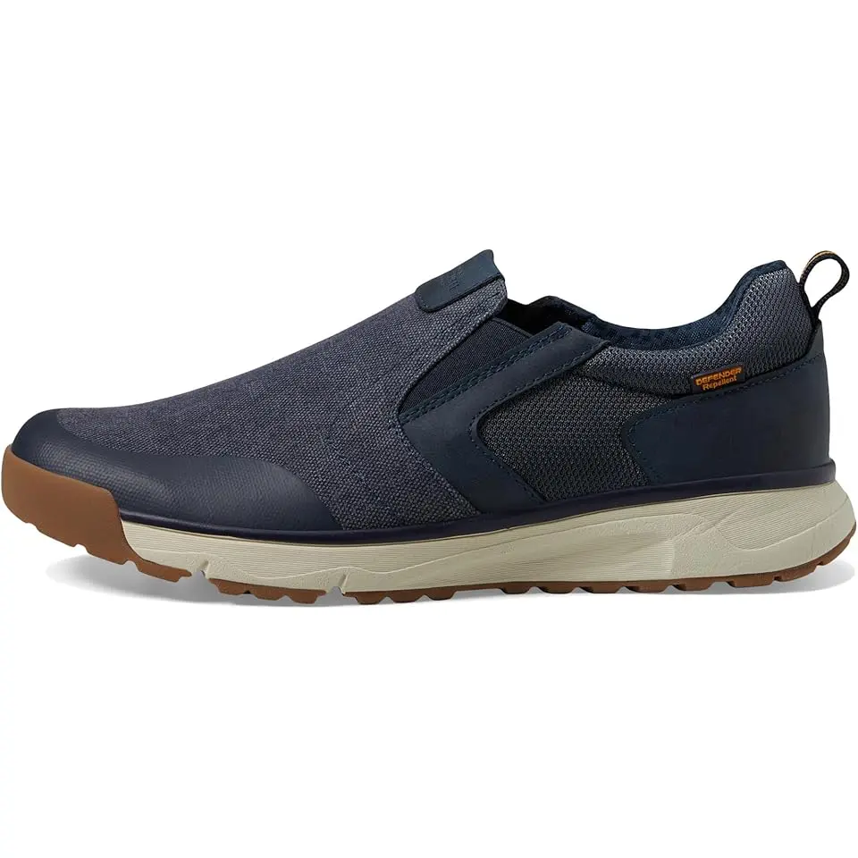 Sedona Canvas Moccasin Toe Slip-On Comfortable Lightweight Loafer With Memory Foam